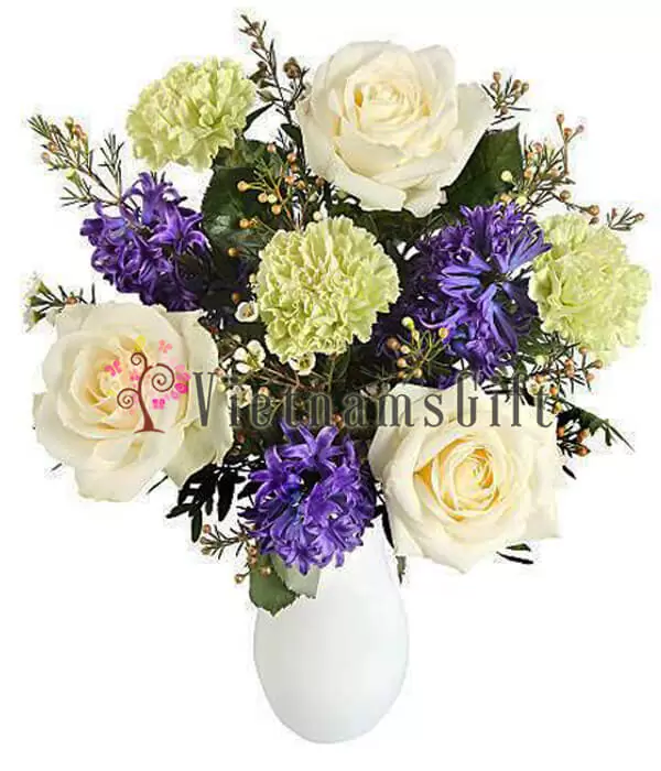 1-11 Lilies In Vase
