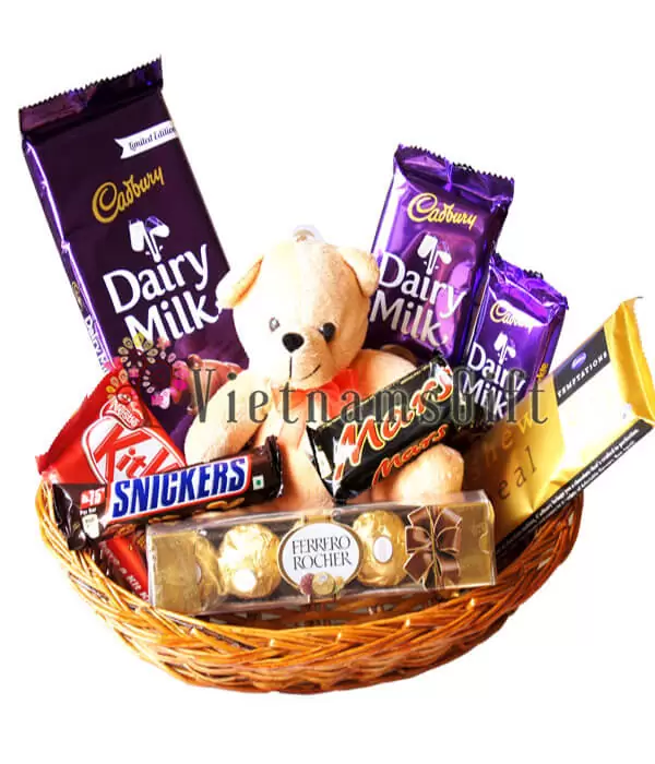 Chocolate In Basket