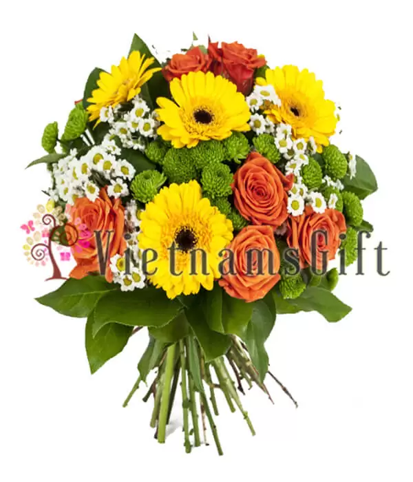 One Dozen Roses In the Bouquet 
