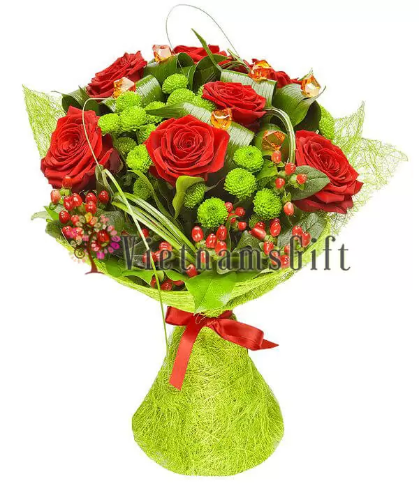 One Dozen Roses In the Bouquet 3103