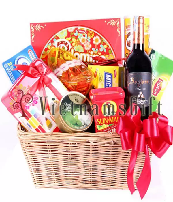 Nice Taste Gift Basket for Mother