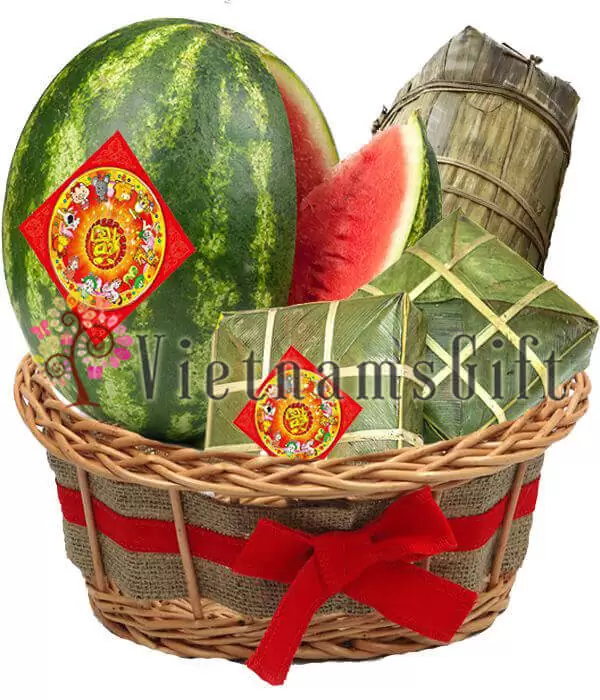 Vietnamese Lunar New Year Tradition Cake