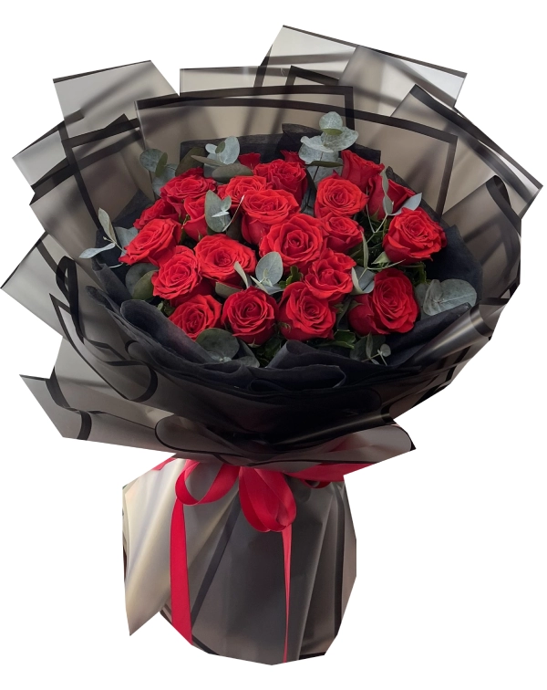The Fragile Soul 2 dozen red rose