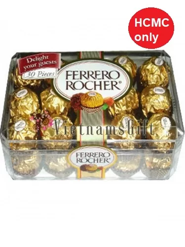 Coffret Chocolat Ferrero Rocher 30 Pieces